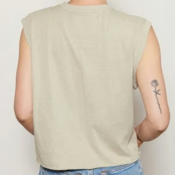 New People Of Leisure Band Tee Rolling Stones Graphic Top Women's Small LA - Picture 2 of 10